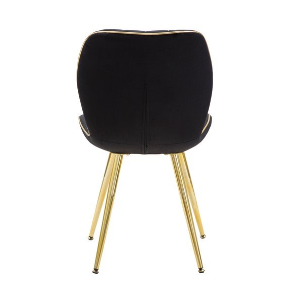 Set od 2 crne tapecirane blagovaonske stolice Mauro Ferretti Paris-image-4