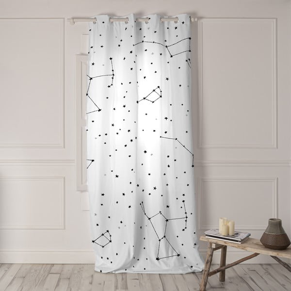 Bijela zavjesa 140x300 cm Constellation – Blanc