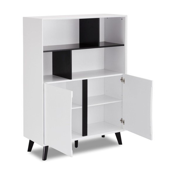 Bijela biblioteka 100x140 cm Lyon – Furnhouse-image-3