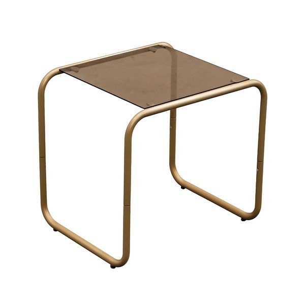 Pomoćni stol sa staklenom pločom stola 40x50 cm Ventana – Leitmotiv