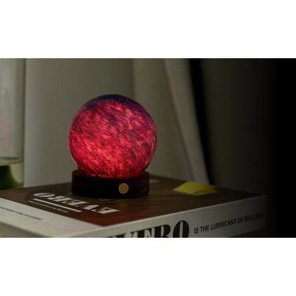 Svjetlosni ukras s USB u tamnoj prirodnoj boji ø 8 cm Galaxy Breeze – Gingko-image-3