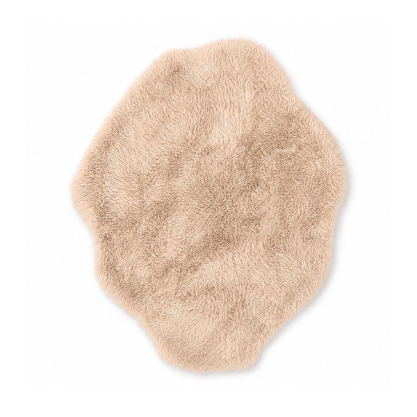 Dječji tepih u svijetloj prirodnoj boji 90x120 cm Mammoth – Meowbaby