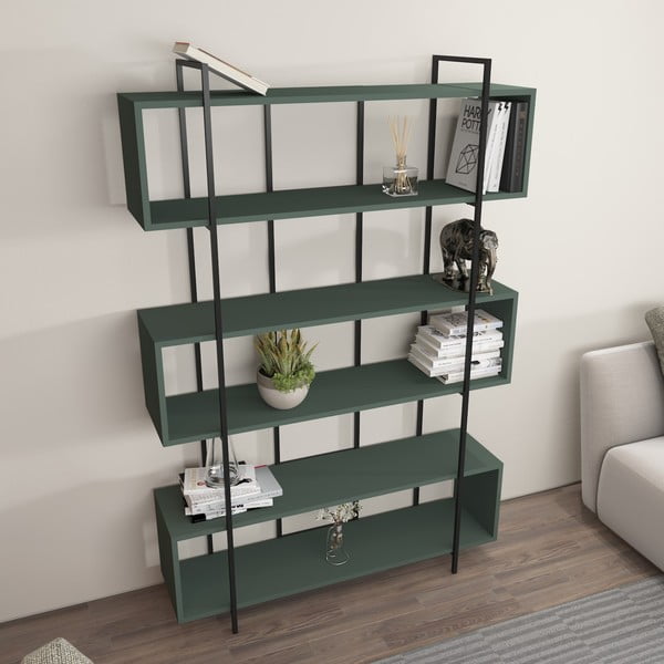 Zelena biblioteka 120x180 cm Bruti – Kalune Design-image-1
