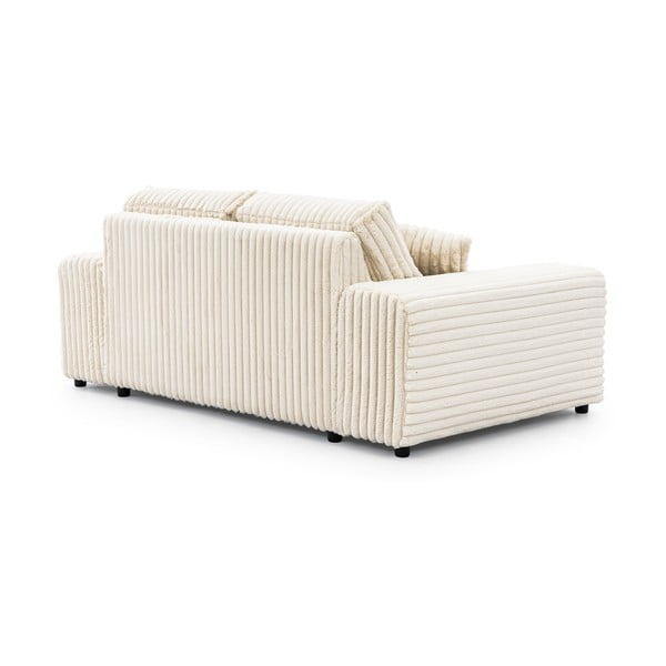 Krem sofa od samta 178 cm Justin – Ropez-image-3