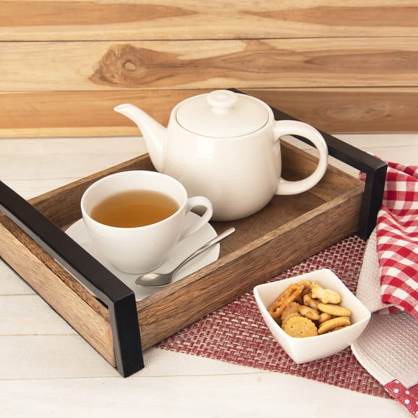 Drven pladanj za posluživanje 22x31 cm Mango – Orion-image-1