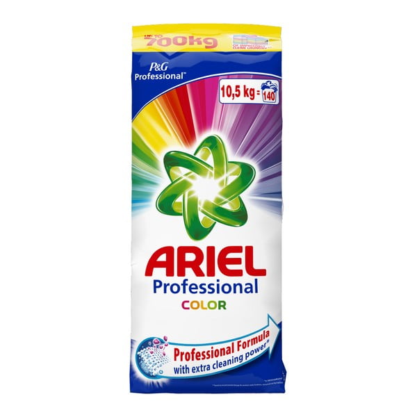 Obiteljsko pakiranje praška za pranje rublja Ariel Professional Color, 10,5 kg (140 pranja)
