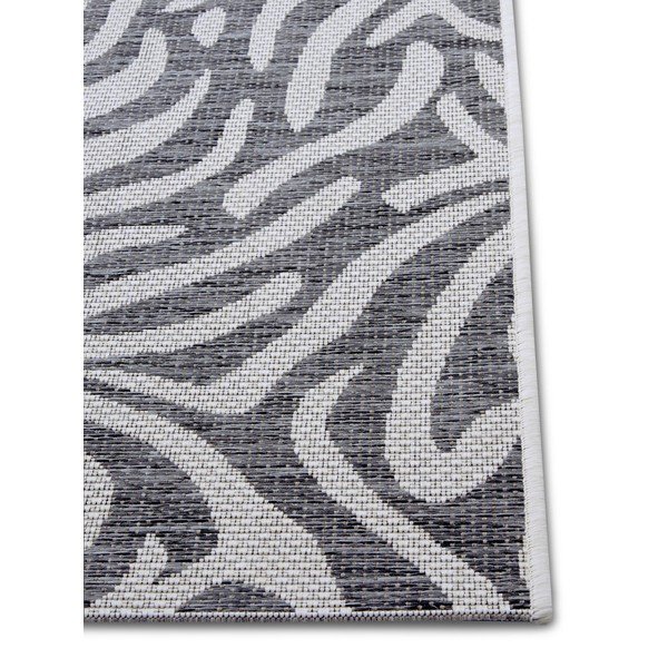 Sivo-bež vanjski tepih NORTHRUGS Cebra, 160 x 230 cm-image-2