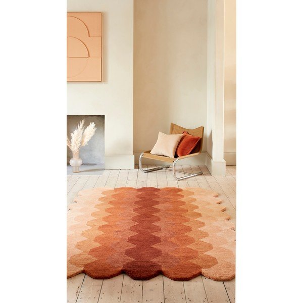 Ciglasti vuneni tepih 160x230 cm Hive – Asiatic Carpets-image-1