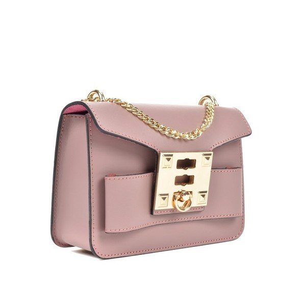 Ružičasta kožna torbica Robert M Ferra Rosa-image-2