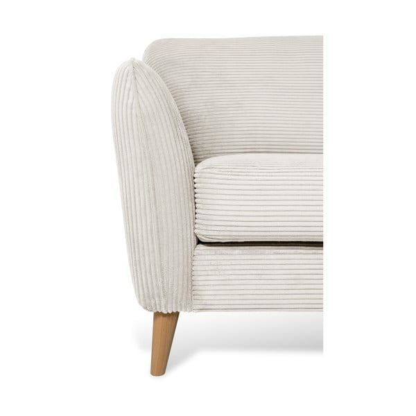 Bijela kutna garnitura od samta (s desnim kutom) Paris – Scandic-image-4