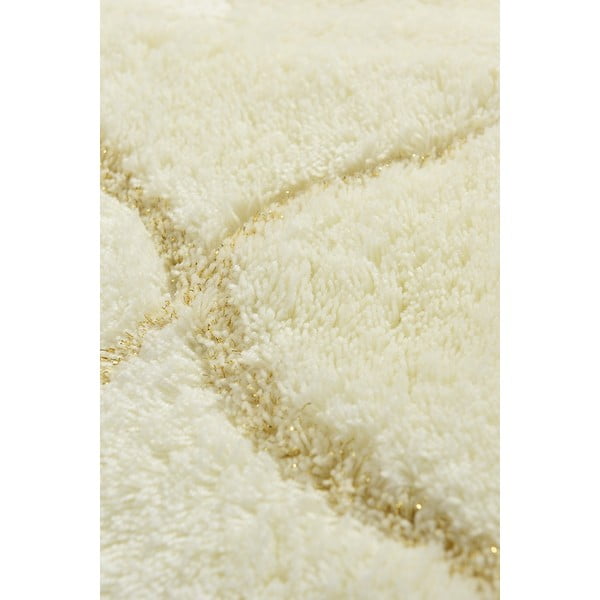 Set od 2 bež pravokutne kupaonske prostirke Foutastic Wave-image-3