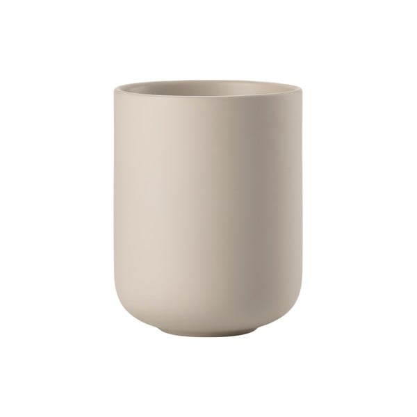 Bež čaša za četkice za zube od kamenine Sensu – Zone