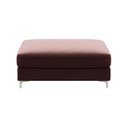 Tamnoružičasti baršunasti tabure Devich Rothe