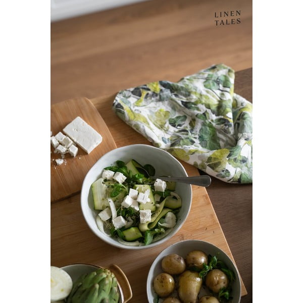 Lanena kuhinjska krpa 45x65 cm Lotus – Linen Tales-image-1
