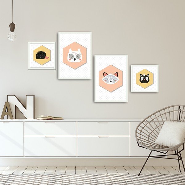 Set od 4 slike Alpyros Hurgo-image-1