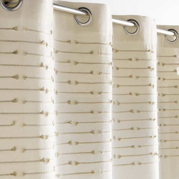 Bež pamučna zavjesa 140x240 cm Golden Sunset – douceur d'intérieur-image-1