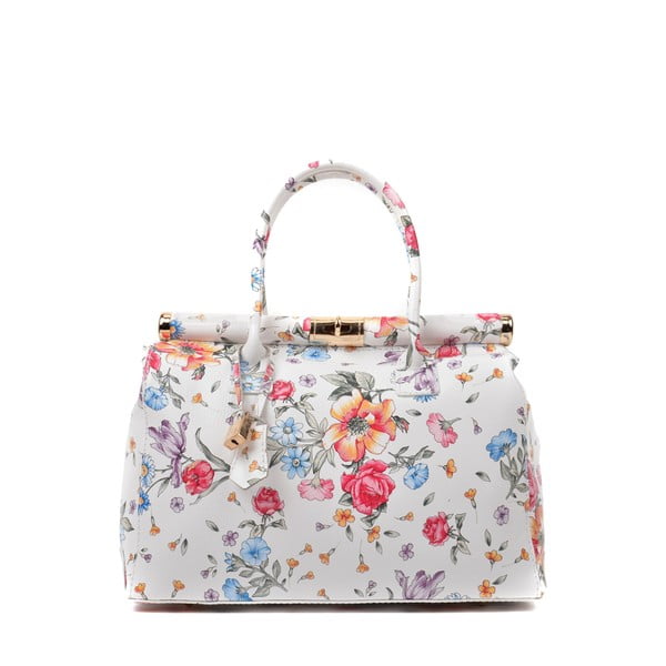 Kožna torbica s cvjetnim motivom Renate Corsi