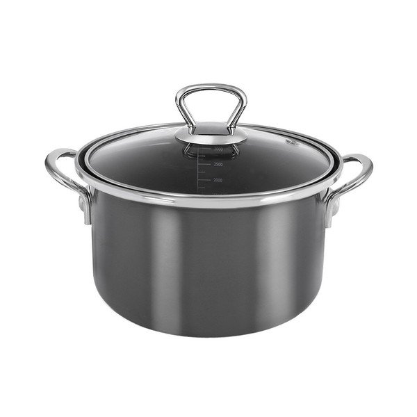 Emajliran lonac s poklopcem 3,25 l Metalic – Orion