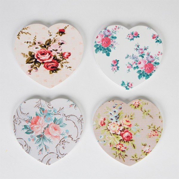 Set od 4 podmetača Sass &amp; BelleRose Heart-image-2