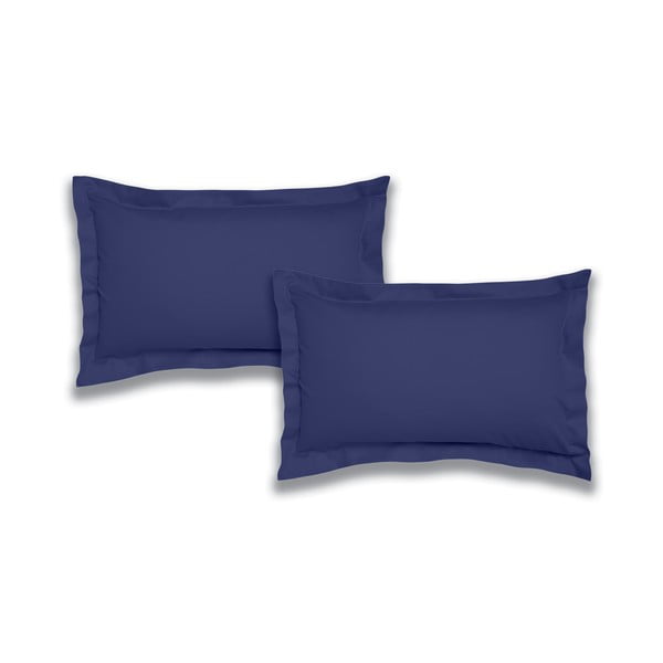 Jastučnice u setu 2 kom od pamučnog perkala 50x75 cm Cotton Percale – Bianca