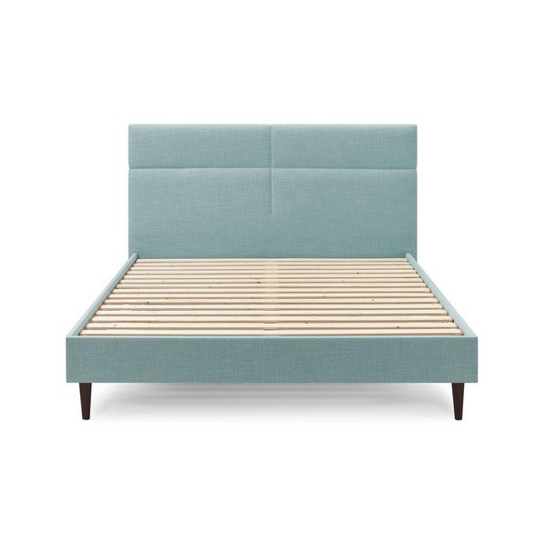 Bračni krevet tirkizne boje Bobochic Paris Elyna Dark, 160 x 200 cm-image-1