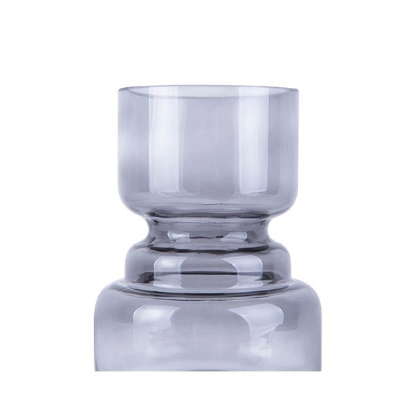 Vaza od sivog stakla PT LIVING Courtly, visina 20 cm-image-2