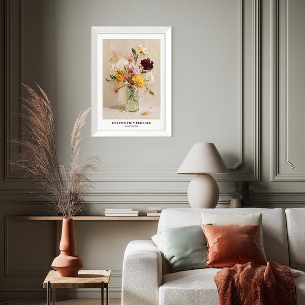 Tiskana slika s okvirom 56x75 cm Sunny Bouquet – Styler-image-1