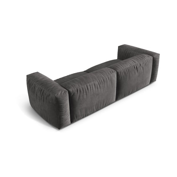 Siva baršunasti sofa 240 cm Martina – Micadoni -image-2