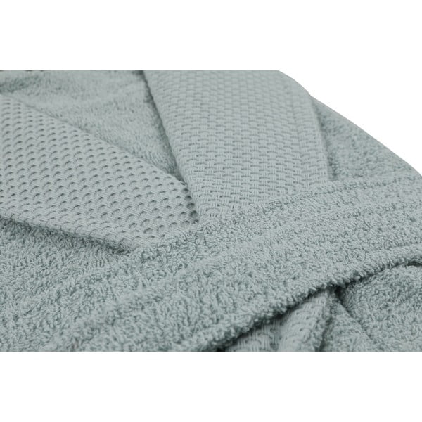 Mentol zeleni pamučni kućni ogrtač XL Cappa – Foutastic-image-1