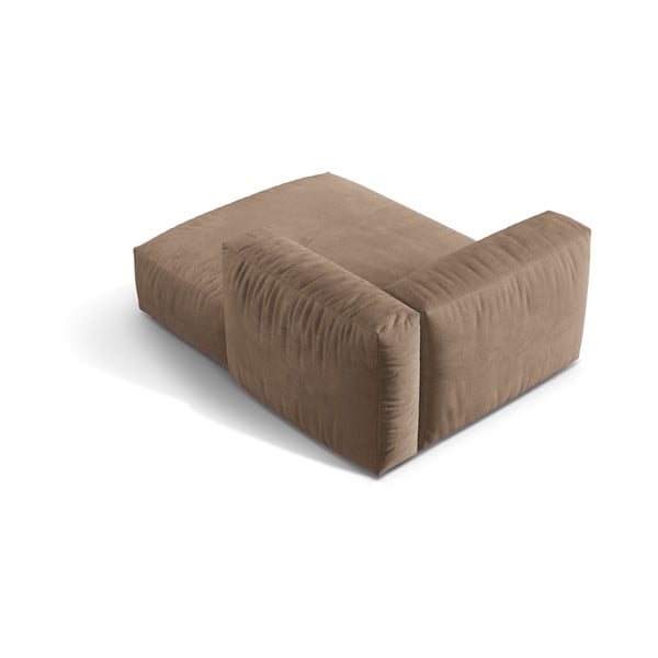 Svjetlo smeđa baršunasti modularna sjedeća garnitura (s desnim kutom) Martina – Micadoni -image-2