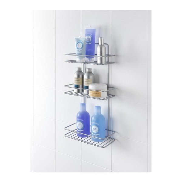 Zidna troetažna polica za kupaonicu Metaltex Ref-image-2