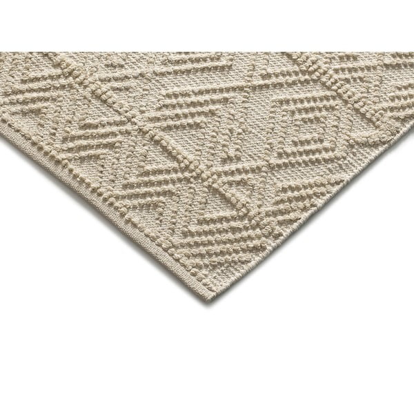 Krem periv/ručno rađen tepih od recikliranog pamuka 160x230 cm Pamuk – Universal-image-2