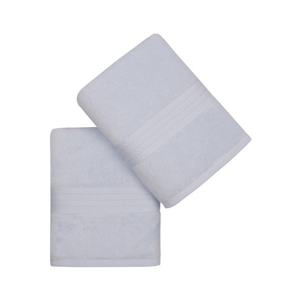 Set od 2 plava ručnika za kupaonicu Mira, 90 x 50 cm-image-1