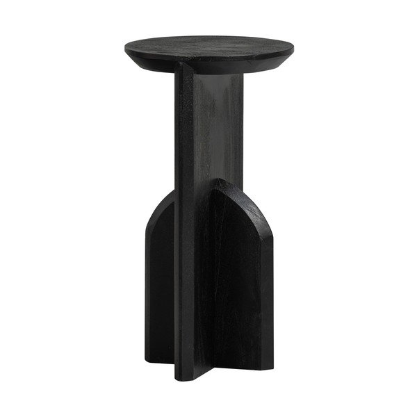 Okrugao pomoćni stol od masivnog bagrema ø 30 cm Kioni – WOOOD-image-2