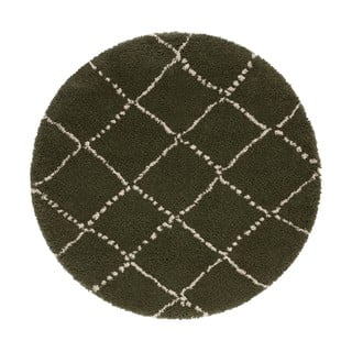 Zeleni tepih metvice rugs hash, ⌀ 120 cm