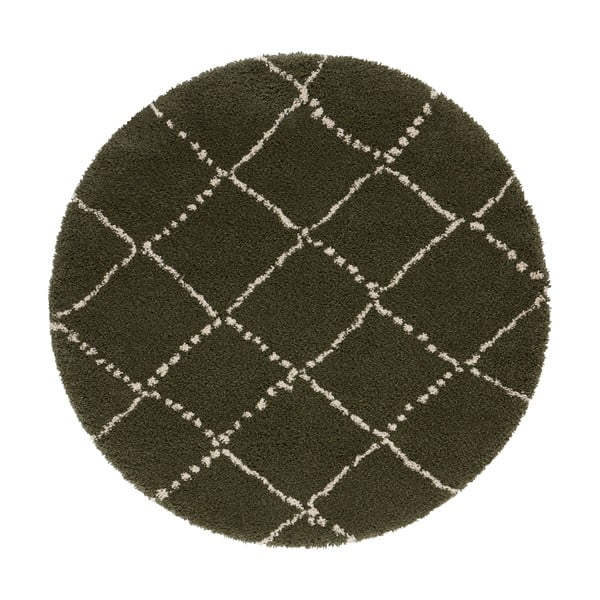 Zeleni tepih metvice rugs hash, ⌀ 160 cm