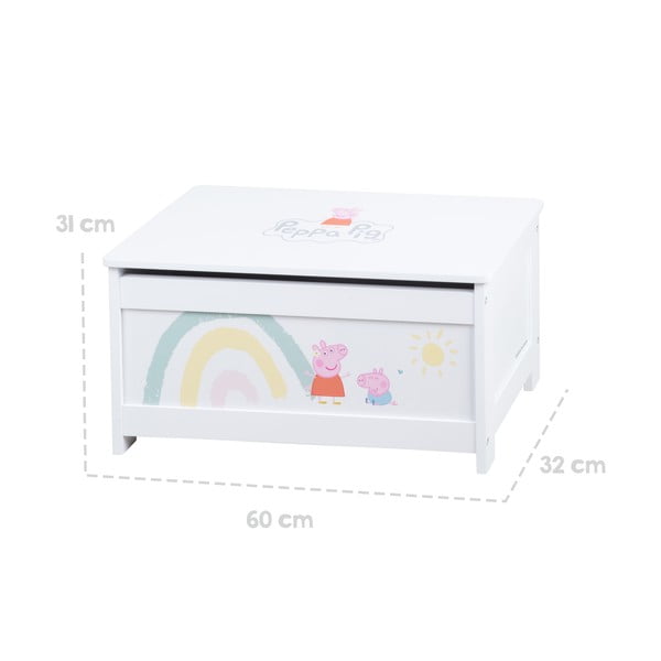 Dječja kutija za pohranu 60x32x30 cm Peppa Pig – Roba-image-1
