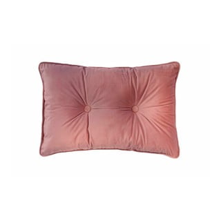 Ružičasti jastuk Tiseco Home Studio Velvet Button, 40 x 60 cm