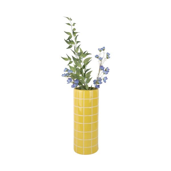 Žuta  keramička vaza (visina 40 cm) Retro Tiles – PT LIVING-image-2