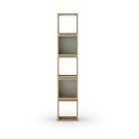 Zelena/u prirodnoj boji biblioteka u dekoru hrasta 32x167 cm Lofty – Marckeric