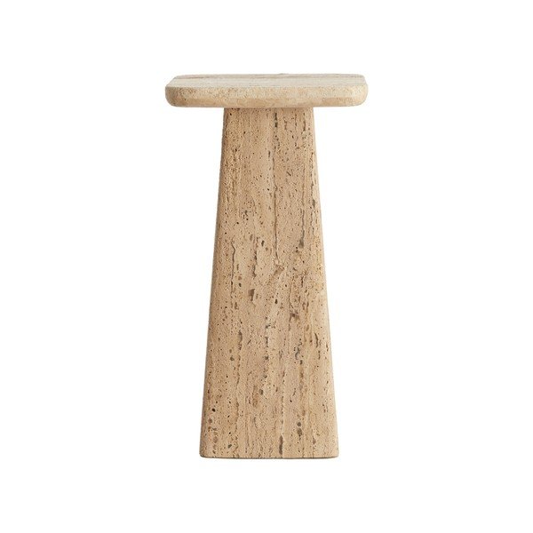 Pomoćni stol s kamenom pločom stola 30x30 cm Kepami – Light & Living