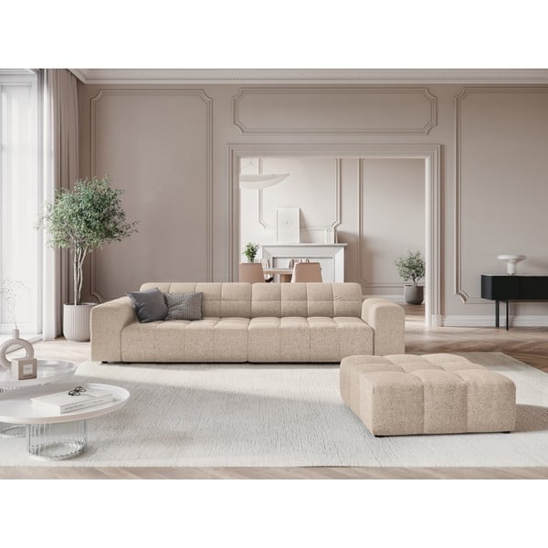 Bež sofa 244 cm Chicago – Cosmopolitan Design-image-1
