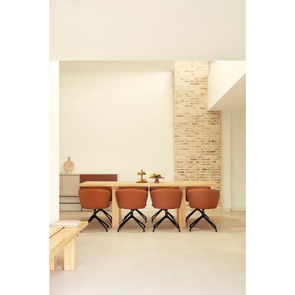 Narančaste podstavljene blagovaonske stolice u setu 2 kom Add – Teulat-image-2