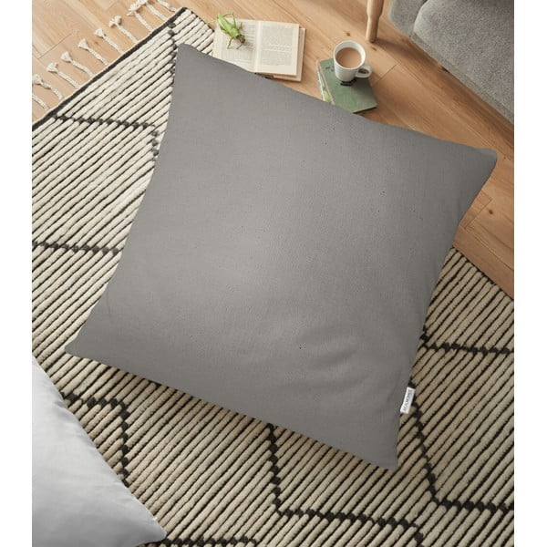 Siva jastučnica s udjelom pamuka Minimalist Cushion Covers Fluffy, 70 x 70 cm