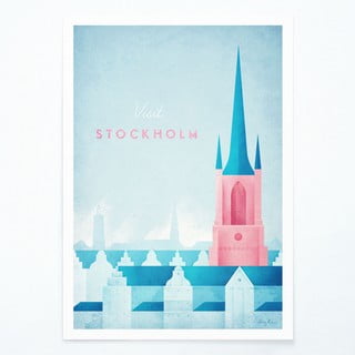 Poster Travelposter Stockholm, 30 x 40 cm
