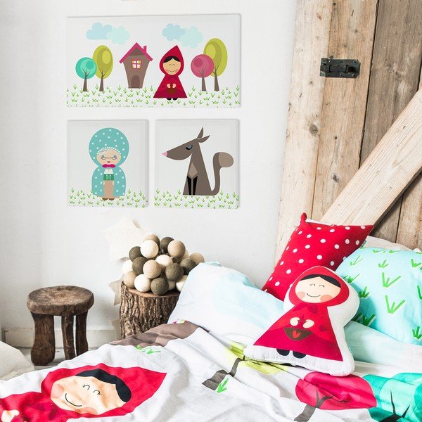 Dječja slika 27x27 cm Grandma – Mr. Fox-image-1