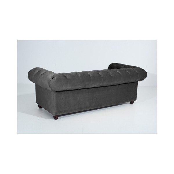 Antracit siva sofa Max Winzer Orleans Velvet, 216 cm-image-1