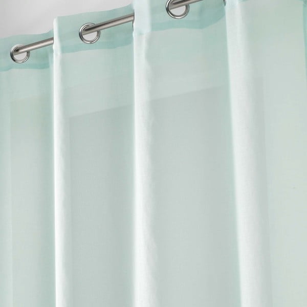 Mentol zelena prozirna zavjesa 140x280 cm Sandra – douceur d'intérieur-image-1