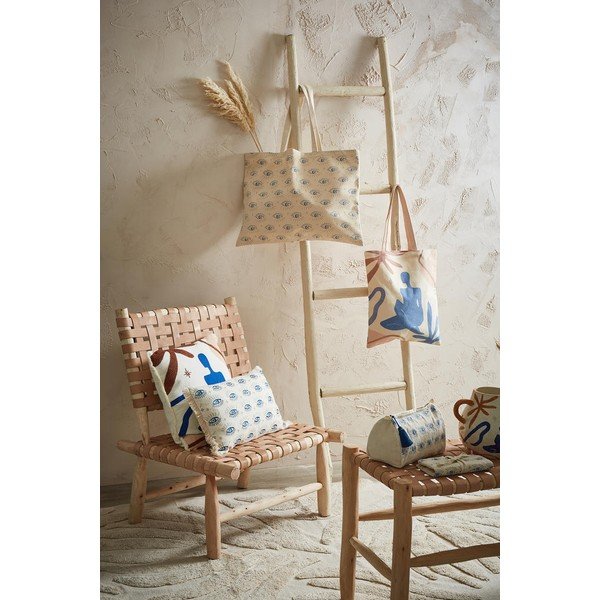 Bež kožna fotelja Cuir - Sema-image-1