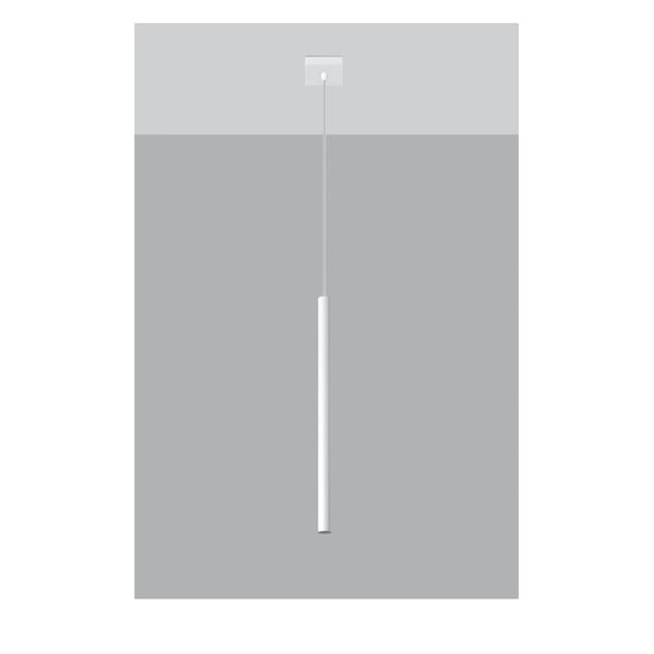 Bijela visilica Sollux Fideus Single-image-2